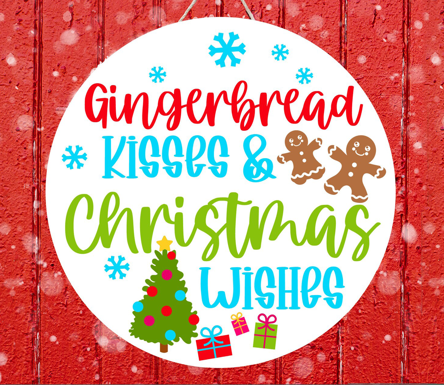 Gingerbread Kisses Round